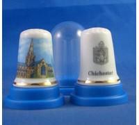 Porcelain China Collectable Thimble Cathedrals of Britain - Chichester Cathedral