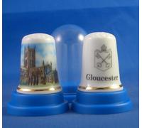 Porcelain China Collectable Thimble Cathedrals of Britain - Gloucester Cathedral