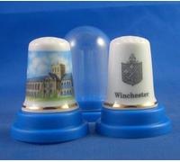 Porcelain China Collectable Thimble Cathedrals of Britain - Winchester Cathedral