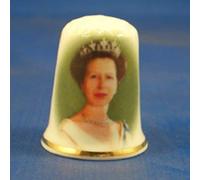 Porcelain China Collectable Thimble Princess Anne