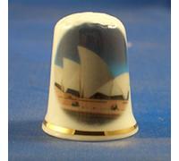Porcelain China Collectable Thimble Sydney Opera House Australia