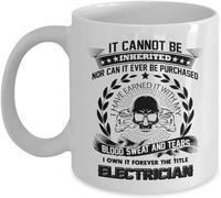 Porcelain Coffee Mug Electrician Coloured Stoneware Coffee Mug Classic Ceramic Cups for Kitchen Office Restaurant