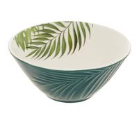 Porcelain Dark Green Large Bowl,Decorative Mixing Bowl,Serving Bowl With Dark Green Outer & White Inner Premier Housewares Green One Size