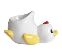 Porcelain Egg Holder Beautiful and Robust Chicken or Duck Design Egg Shell Ideal for Family Brunches or Friends Meetings