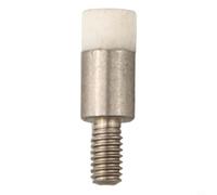 Porcelain Flat Point for Dial Thickness Gauge and Digital Indicator| M2.5 Threaded Contact Tip with High Flatness| Wear Resistant Probe for Height and Depth Gauges(D4xL8)