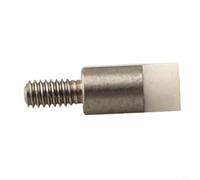 Porcelain Flat Point for Dial Thickness Gauge, Dial Digital Indicator, and Dial Indicator - M2.5 Threaded Shank, D4-D10 × L4.5- mm, High-Flatness(D4xL8)