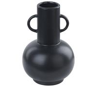 Flower Vase PEREA Ceramic 26 cm Black