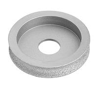 Porcelain Grinding Wheel, 73mm Round Edge Diamond Grinding Wheel, Porcelain Bullnose Tool Concave Abrasive Wheel Disc Grinding Wheel for Stone Ceramic Glass