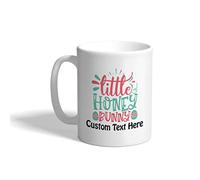 Porcelain Mug Easter Little Honey Bunny Ceramic Mug Coffee 330ml | Tea Cup Modern Mug for Friends Office Mom