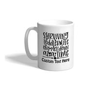 Porcelain Mug Surviving Life 1 Meltdown at A Time Porcelain Mugs Sister | 330ml Ceramic Coffee Mug Fabulous Mug with Handles for Friends Love's day Birthdays