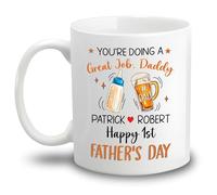 Porcelain Mug You're Doing A Great Job Daddy Porcelain Cup,Eco Friendly,Funny,Coffee Mugs for Colleague Women Tea 330Ml