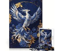 Porcelain Phoenix Reborn 1000 Piece Jigsaw Puzzle for Adults Smart Reason Toy Home Enjoy Sharp Edge Santa Wish Item (38x26cm)