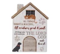 Porcelain plaque - "all things bright & beautiful"