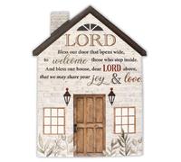 Porcelain plaque - "Lord bless this house"