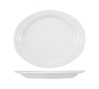 Porcelain Plate Arcadia White Oval 33cm