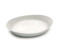 Porcelain Plate Napoli Caravella White Oval 27x19 cm Saturnia