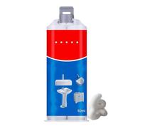 Porcelain Sink Repair Kit White Filler Paste Water Resistant For Bathtub Tile Fixes Chips Cracks Defects Easy To Apply Suitable For Ceramic Porcelain Fiberglass Surfaces
