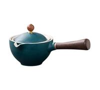 Porcelain Tea Maker - 17.5cm 160ml Vintage Ceramic Teapot | 360° Rotating Kungfu Tea Dispenser Multifunctional Filter Teapot, Household Chinese Coffee Maker Design