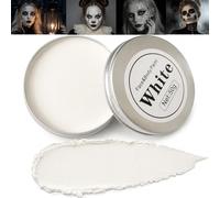 Porcelain White Face and Body Paint, 50 g for Cosplay, Stage and Halloween