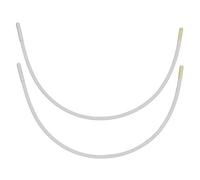 Porcelynne Carbon Steel Replacement Underwire Repair - Nylon Coated - Heavy Gauge Sturdy Wire for Bras - Regular Wire Size 54-1 Pair - See Pictures for Measurements and How to Order