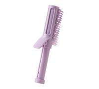 Porceosy 2 in 1 Retractable Hair Fluffy Brush Foldable Pocket Size Comb Portable Travel Professional Women Hair Styling Detangling Tools for Gym, Car, Purse, Locker Purple