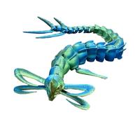 Porceosy 3D printed sea creature figurine, articulated deep sea model with movable joints, movable ocean beast ornament, decorative statue as gift for ocean enthusiasts A