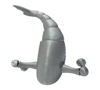 Porceosy 3D printed sea creature figurine, articulated deep sea model with movable joints, movable ocean beast ornament, decorative statue as gift for ocean enthusiasts M