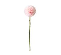 Porceosy Artificial Bloom Decoration Realistic Fake Flower Dandelion with Stem Lifelike Silk Floral Arrangement for Home Wedding Party Indoor Outdoor Garden Light Pink