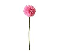 Porceosy Artificial Bloom Decoration Realistic Fake Flower Dandelion with Stem Lifelike Silk Floral Arrangement for Home Wedding Party Indoor Outdoor Garden Dark Pink
