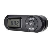 Porceosy FM Radio Compact Long Service Life Durable Retro Digital Display Radio compatible with Gift Black