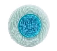 Porceosy Food-Grade Silicone Brush Skin-Friendly Face Scrubber Gentle Exfoliator Pad for Deep Cleansing Portable Facial Removes Dead Skin Oil Impurities Soft Light Blue