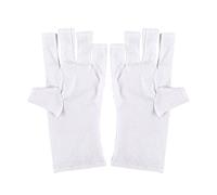 Porceosy Nail Lamp Mitten UV LED Protection Gloves Universal Professional 2pcs