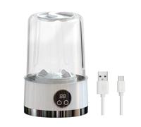 Porceosy Underwear Washer Cordless Mini Washing Machine Digital Display Easy to Operate Portable Rechargeable Small Clothes Washer Laundry Machine for Apartments Camping Travel White