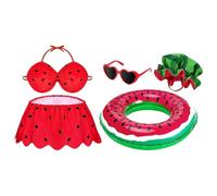 Porch Animal Summer Outfit - Outdoor Garden Animal Clothes Bikini,Elastic Lawn Decoration Festive Accessories for Driveway Backyard Balcony Outdoor Pathway