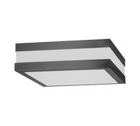 Porch Ceiling Flush Lamp IP44 Square Weatherproof E27 Decorative Outdoor Garden