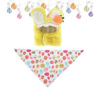 Porch Duck Clothes | Cute Easter Party Scarf Hat | Easter Bunny Hat Porch Duck Costume,for Farmhouse Party Celebration Event Decoration Display