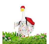 Porch Geese Accessories | 4-Piece Garden Geese Accessory Set - Decorative Figure Clothing 58 cm for Lawn Garden Studio Children School Camping Patio Celebrations