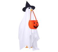 Porch Geese Ghost Outfit | Lawn Geese Statue Ghost Clothing,Lawn Figurine Dress Up Clothes for Photo Backdrop Halloween Home Decorators Event Organizers Family Gathering Fall Season