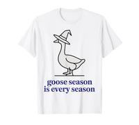 Porch Goose Season is Every Season Blue T-Shirt