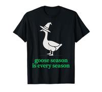 Porch Goose Season is Every Season Green T-Shirt