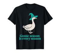 Porch Goose Season is Every Season Teal Aqua T-Shirt
