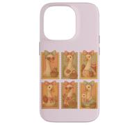 Porch Goose Social Club Cute Strawberries Jam Stamps Vintage Case for iPhone 14 Pro