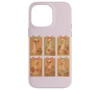 Porch Goose Social Club Cute Strawberries Jam Stamps Vintage Case for iPhone 14 Pro Max