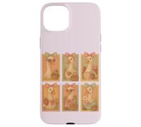 Porch Goose Social Club Cute Strawberries Jam Stamps Vintage Case for iPhone 15 Plus