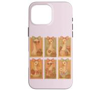 Porch Goose Social Club Cute Strawberries Jam Stamps Vintage Case for iPhone 16 Pro Max