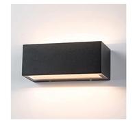 Porch Lights Square Waterproof Wall Sconce Lighting Fixture Outdoor Wall Lamps Die-cast Aluminum Lamp Body Wall Lights for Corridor Courtyard Lighting Fixtures, Pure