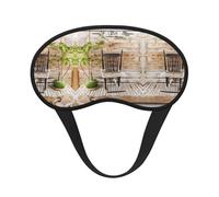 Porch Rules Print Sleep Eye Mask Light Blocking Soft and Comfortable Night Eye Blinder for Women Men for Sleeping Travel Night Shift