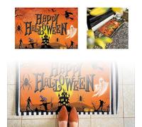 Porch Steps 4 Fabric Logo Poster Banner Background Halloween Pumpkin Birthday Photo Booth Background Party Decorations! washable door mat indoor (C, One Size)