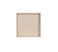 Porches Home Plant Synthetic Resin Drip Trays, with Point Motifs Flower Pot Saucer for Living Room Balcony Indoors(Beige,Small)