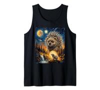 Porcupine Howling to The Moon Tank Top
